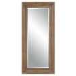 Missoula Large Natural Wood Mirror - Dark Brown by Uttermost - View 1