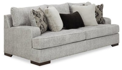 Ashley Pewter Mercado Sofa - Velvet | Home Elegance USA