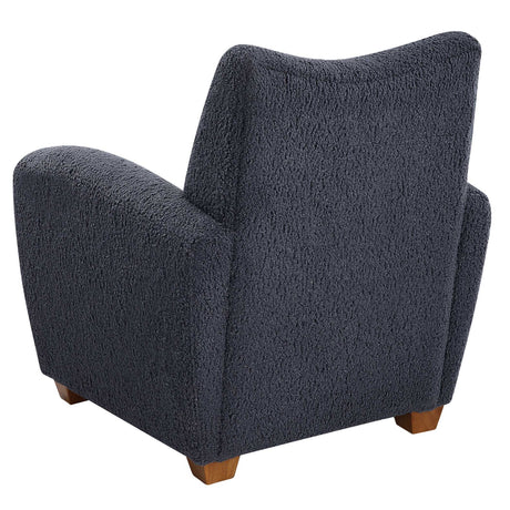 Teddy Slate Accent Chair - Dark Gray by Uttermost - View 9