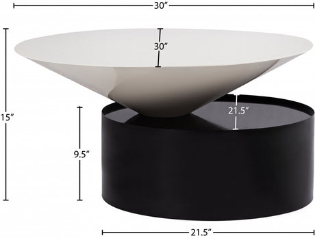 Damon 3 Piece Occasional Table Set In Black - 266-3Set | Meridian - sold by Home Elegance USA