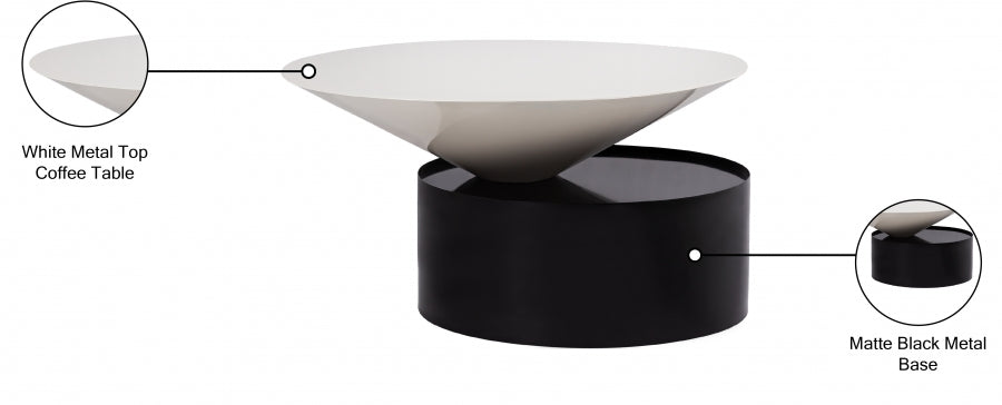 Damon 3 Piece Occasional Table Set In Black - 266-3Set | Meridian - sold by Home Elegance USA