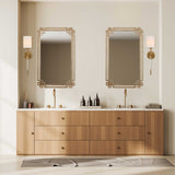 Devoll Mirror - Gold by Uttermost - View 2
