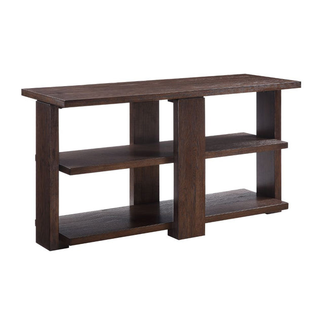 Acme - Niamey Sofa Table 84853 Walnut Finish