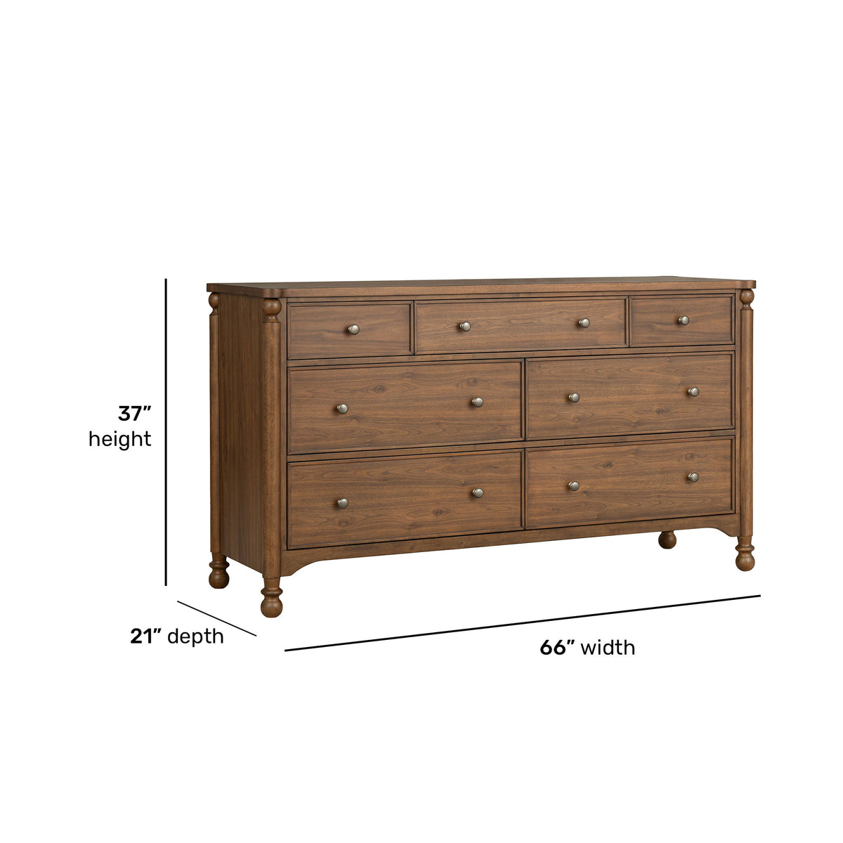 Azalea Dresser - Walnut | Flexsteel