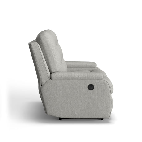 Kerrie Transitional Fabric Power Reclining Loveseat | Flexsteel