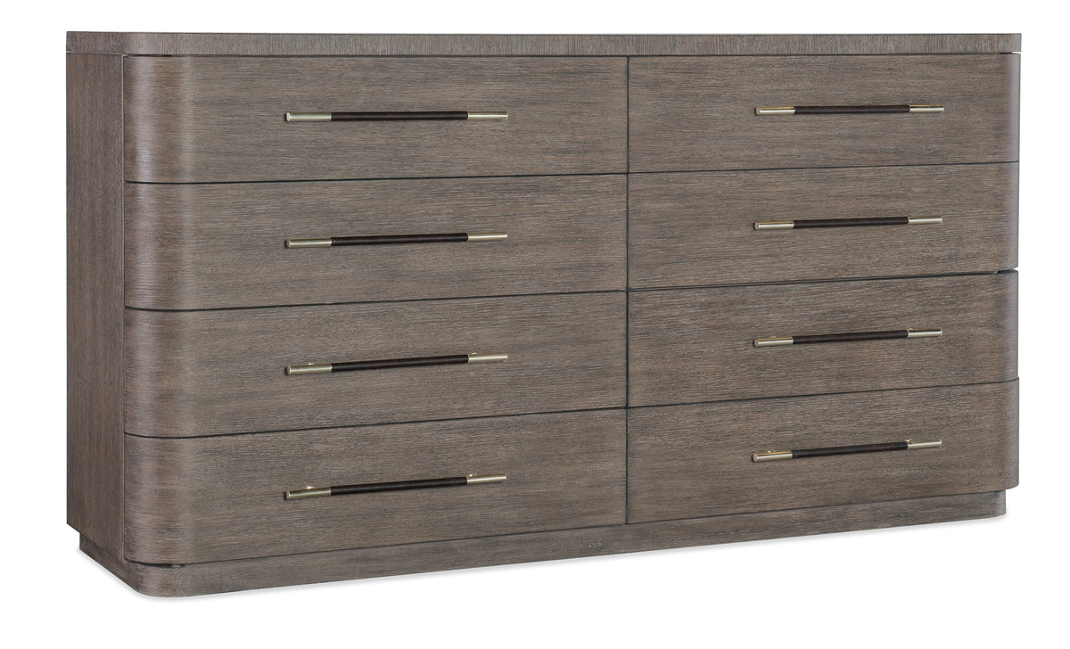 Modern Mood Dresser - Dark Brown / Dark Gray by Hooker Furniture - View 1