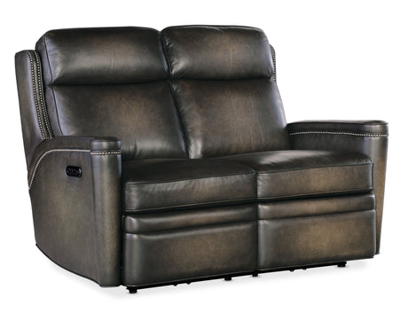 Hamilton Power Loveseat With Power Headrest - Dark Brown by Hooker Furniture - View 1