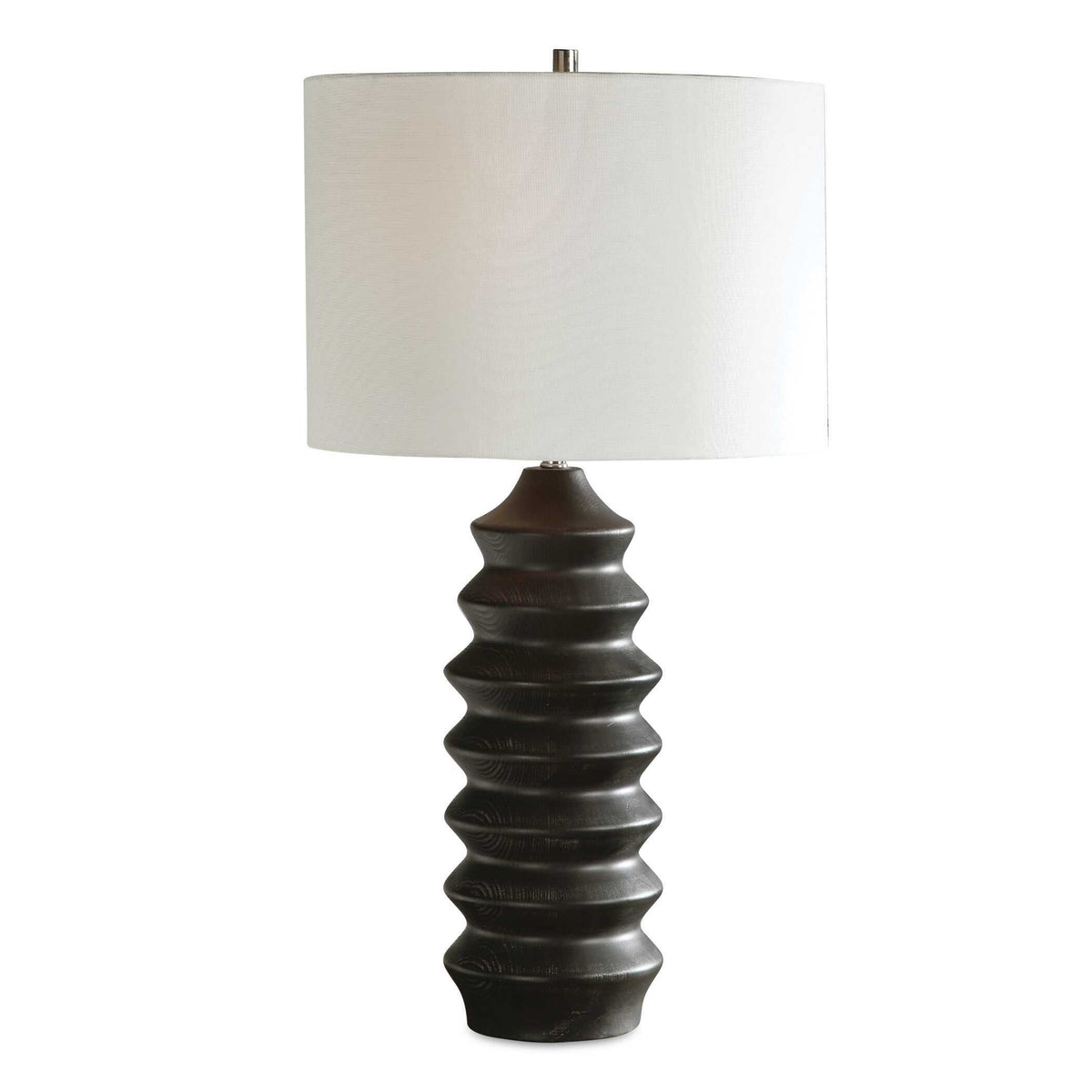 Mendocino Modern Table Lamp - Black / White by Uttermost - View 1
