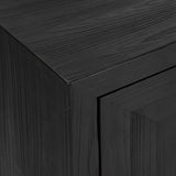 Aiken Geometric Cabinet / End Table - Black by Uttermost - View 7