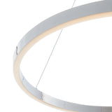Minsk Single Round Chandelier // Chrome  | Finesse - Home Elegance USA