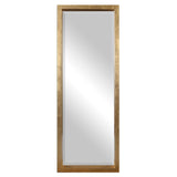 Edmonton Leaner Mirror - Gold by Uttermost - View 1