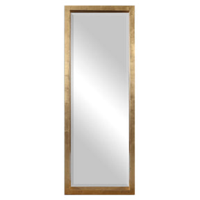 Edmonton Leaner Mirror - Gold by Uttermost - View 1