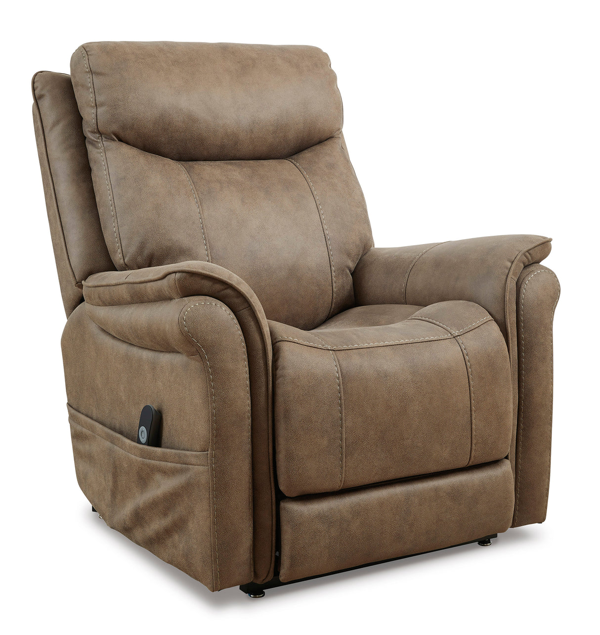 Power Lift Recliner Lorreze - Driftwood Leather | Ashley