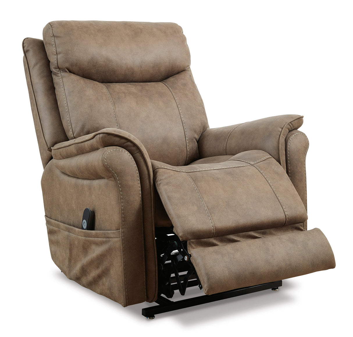 Power Lift Recliner Lorreze - Driftwood Leather | Ashley