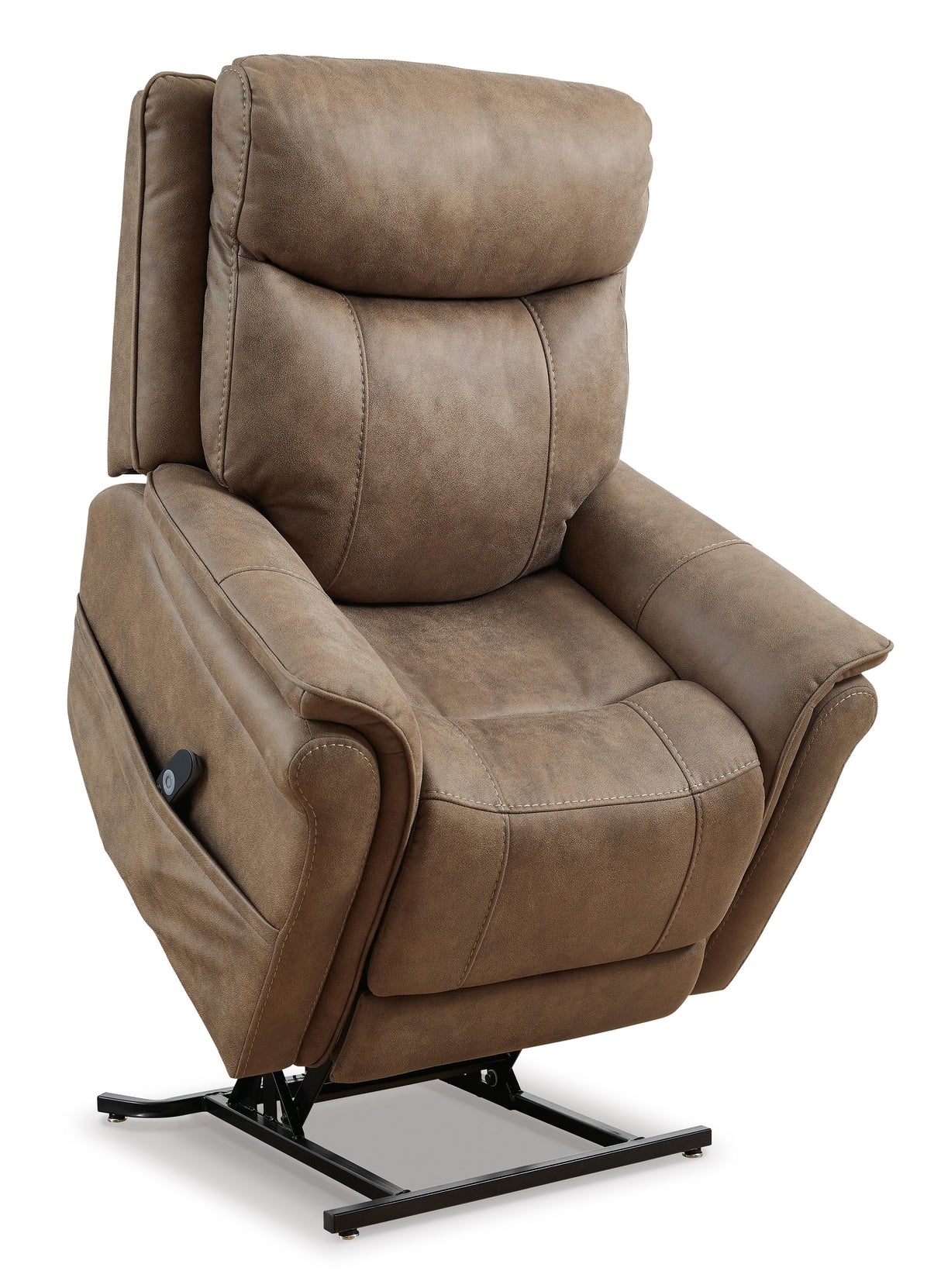 Power Lift Recliner Lorreze - Driftwood Leather | Ashley