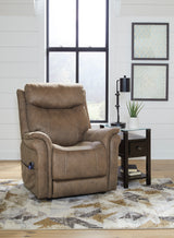 Power Lift Recliner Lorreze - Driftwood Leather | Ashley