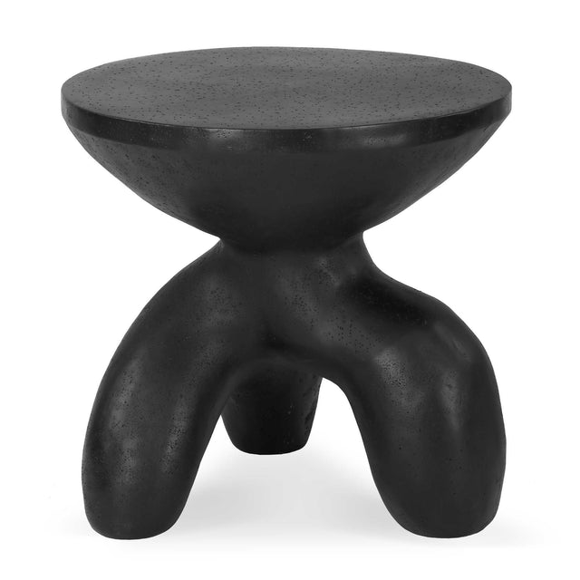 Veta Indoor-Outdoor Accent Table - Black by Uttermost - View 1