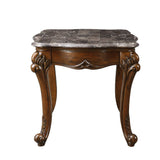 Acme - Miyeon End Table 85367 Marble Top & Cherry Finish