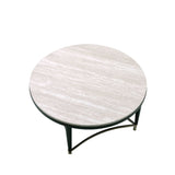 Ayser Coffee Table 85380 White Washed & Black Finish | Acme - 85380 - Home Elegance USA - 3