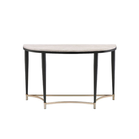 Ayser Sofa Table 85383 White Washed & Black Finish | Acme - 85383 - Home Elegance USA - 2