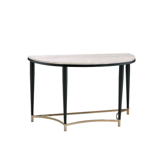 Ayser Sofa Table 85383 White Washed & Black Finish | Acme - 85383 - Home Elegance USA - 1