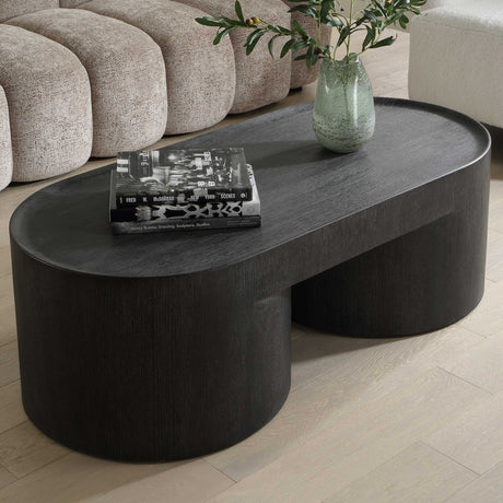 Isbell Coffee Table - Black by Uttermost - View 4
