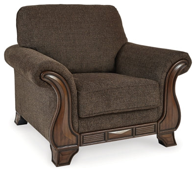 Ashley Teak Miltonwood Chair - Chenille