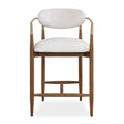 Moxie Counter Stool Walnut / White - Light Brown / White by Uttermost - View 1