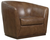 Fairfax Swivel Chair - Dark Brown by Hooker Furniture - View 1