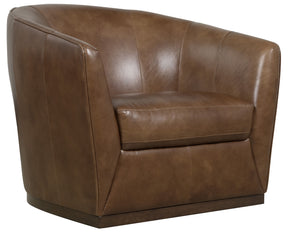 Fairfax Swivel Chair - Dark Brown by Hooker Furniture - View 1