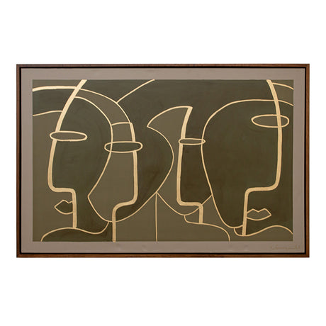 Foul - Modern 71" x 47" Painting