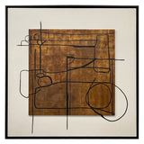 Nervo - Modern 71" x 71" Painting - View Image 1
