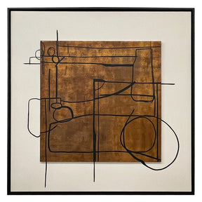 Nervo - Modern 71" x 71" Painting - View Image 1
