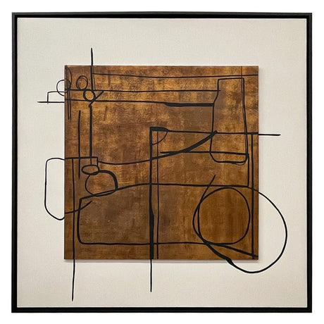 Nervo - Modern 71" x 71" Painting - View Image 1