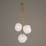 Geodesic 3 Light Pendant - White by Uttermost - View 2