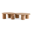 Seymour - Modern White Oak Coffee Table Set - View Image 1