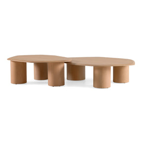Seymour - Modern White Oak Coffee Table Set - View Image 1