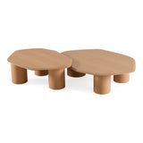 Seymour - Modern White Oak Coffee Table Set - View Image 1