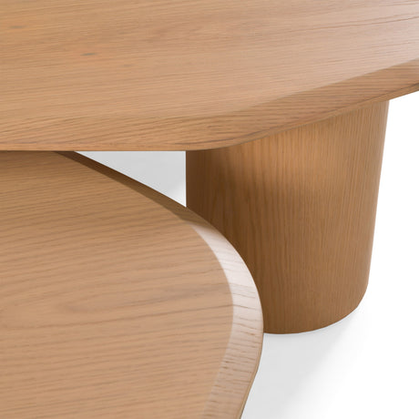 Seymour - Modern White Oak Coffee Table Set - View Image 1