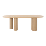 Summit - Modern 87" Natural Ash Dining Table - View Image 1