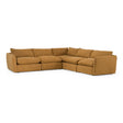 Kinsey - Modern Mustard Fabric Modular Sectional Sofa - View Image 1