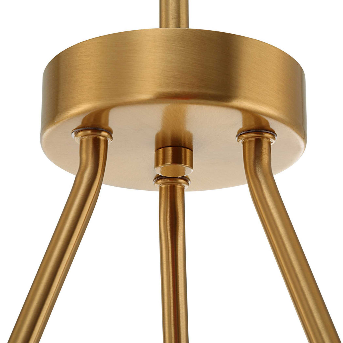 Oviform 6 Light Round Chandelier - Gold by Uttermost - View 9