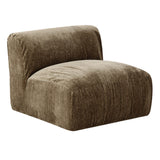 Siegal - Modern Olive Green Fabric Sofa - View Image 1