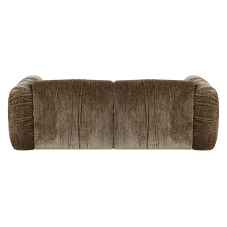 Siegal - Modern Olive Green Fabric Loveseat Sofa - View Image 1