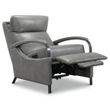 Andes Power Recliner With Power Headrest - Dark Gray by Hooker Furniture - View 3