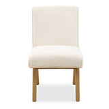 Blakely Armless Dining Chair - White / Light Brown by Uttermost - View 1