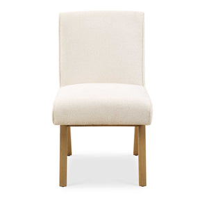 Blakely Armless Dining Chair - White / Light Brown by Uttermost - View 1