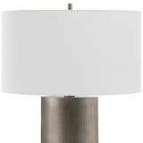 V-Groove Modern Table Lamp - Dark Gray / White by Uttermost - View 4