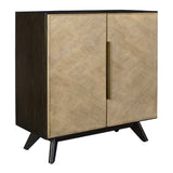 Reina Modern 2 Door Cabinet Woodtone - Light Brown by Uttermost - View 3