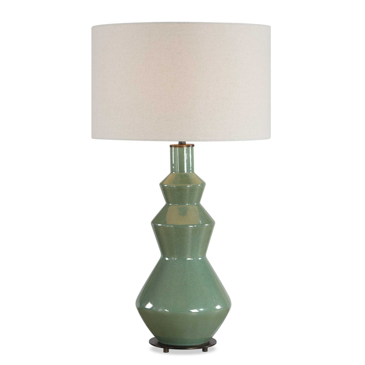 Kitley Table Lamp - Green by Uttermost - View 1